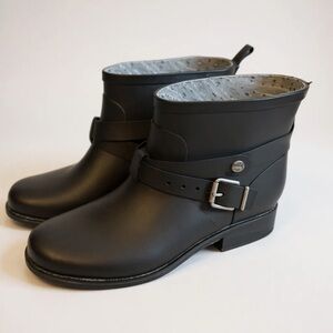 Lucky Brand Rubber Ankle Booties with Buckle